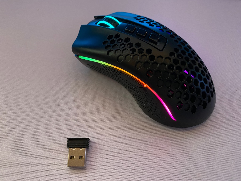 Redragon M808 Storm Pro mouse with 2.4g dongle